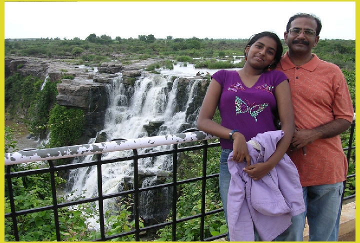 Anirudh Aneesha at NagarjunaSagar  in September 2007