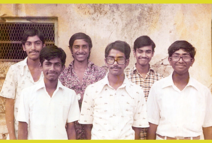 1977 Gang- Ravindra, Rahul, Sharvan, Anirudh, Rajesh and Ramchandra
