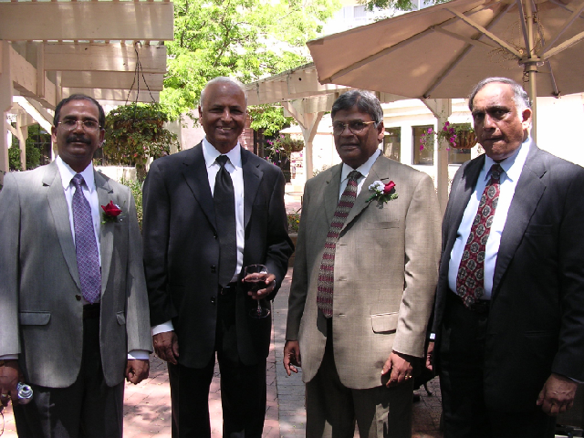 Anirudh with Keshav and Ajit and Ramchandra Reddy