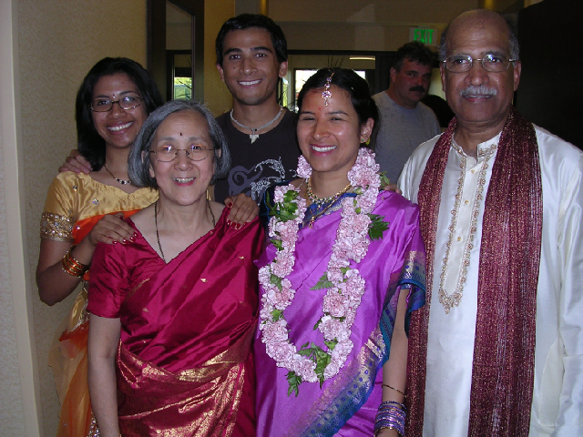 Ashok  Anne and Lisa Jason and Renu