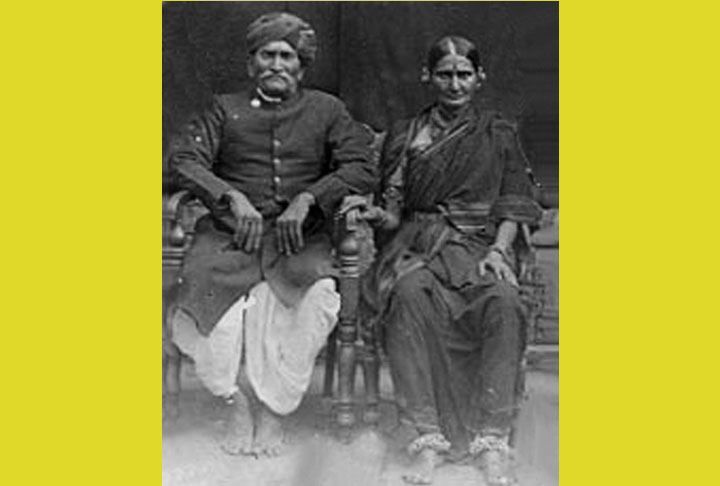 Venkata Dharma Reddy with his wife