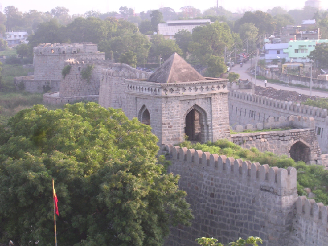 Outer fort wall and watch tower