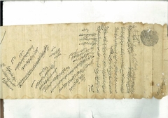 Under the Seal of Abdul Rahman Document dated 14th Rajal 1164 Fasli (8th June 1751)