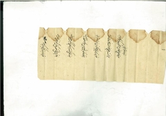 Under the Seal of Alamger (Emperor Aurangazeb),  Document dated 6th Ziqada 1170 Hijiri (22nd August 1757)